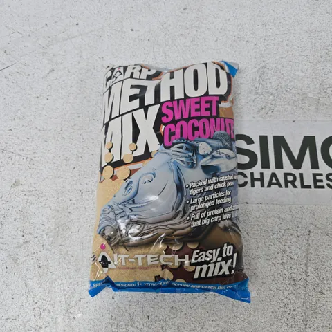 BAIT-TECH BIG CARP METHOD MIX – CARP FISHING FISH FEED, COCONUT FLAVOUR