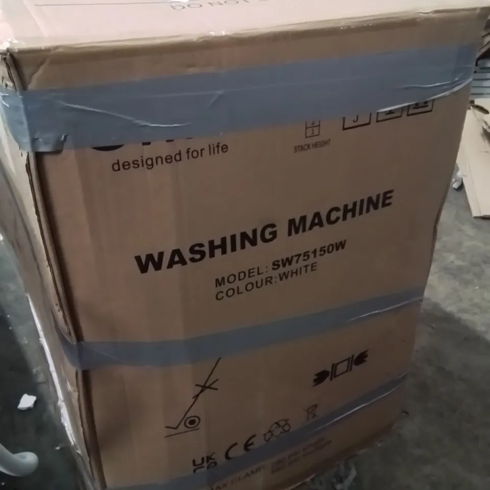 BOXED SWAN SW75150W 9KG 1400RPM WASHING MACHINE - WHITE