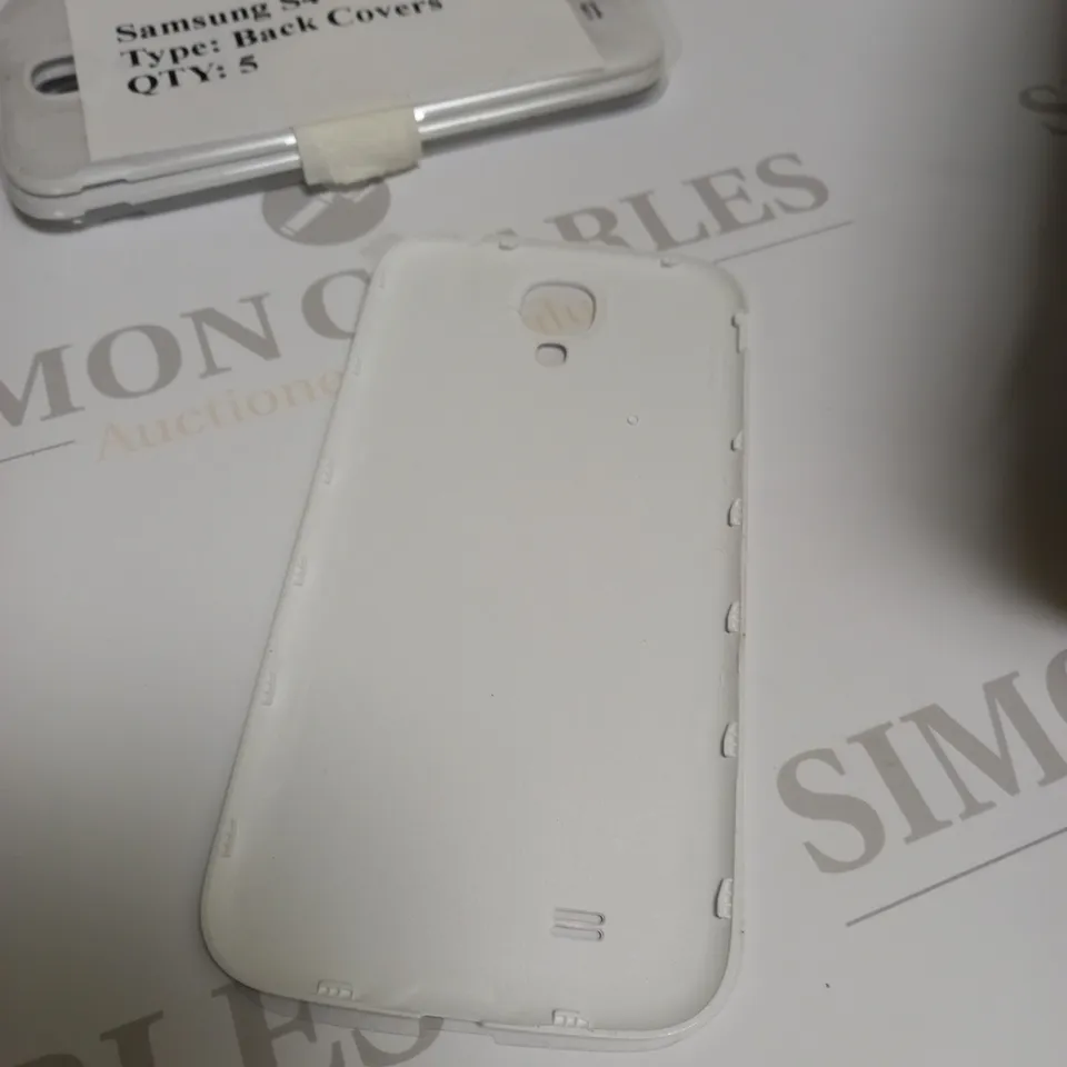 SAMSUNG S4 BACK COVERS WHITE APPROX. 5 