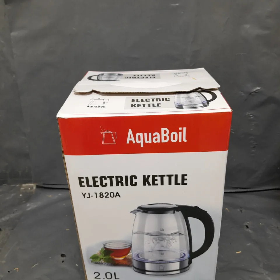 BOXED AQUABOIL ELECTRIC KETTLE 2L