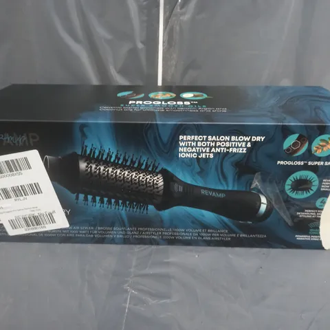 BOXED REVAMP PROGLOSS PERFECT BLOW DRY VOLUME & SHINE AIR STYLER