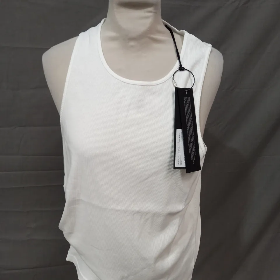 REPRESENT RIB VEST FLAT WHITE - XS