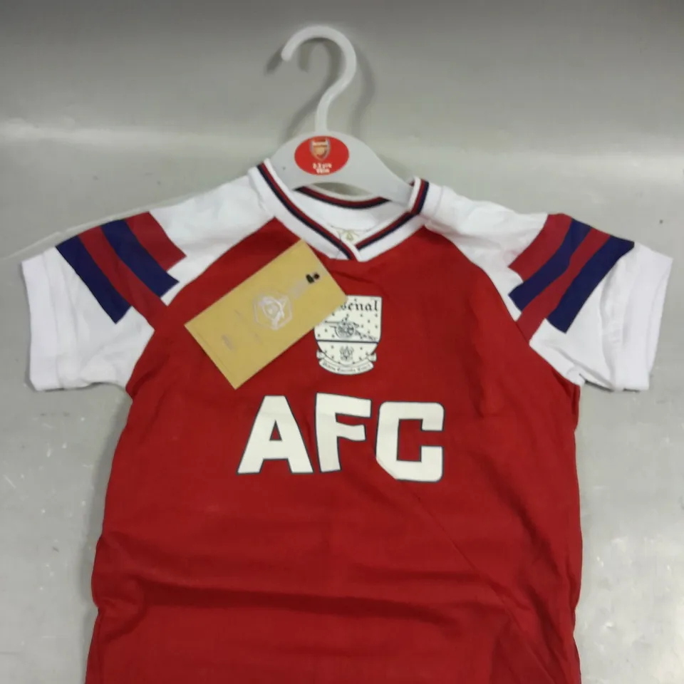 ARSENAL CHILDRENS HOME RETRO JERSEY - 2-3YRS 