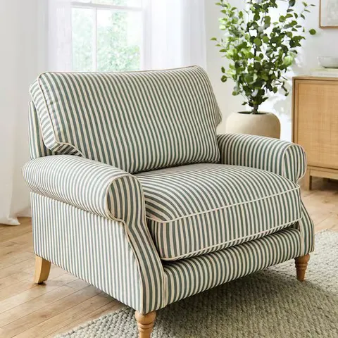 NAOMI STRIPE ARMCHAIR  