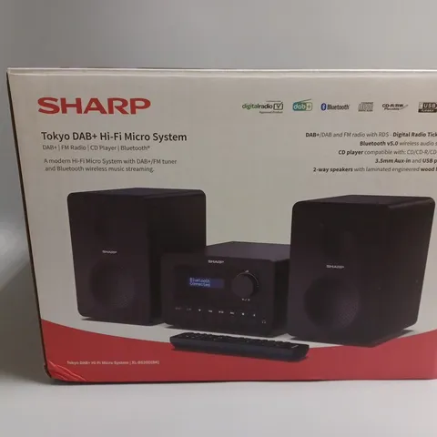 BOXED SHARP TOKYO DAB+ HI-FI MICRO SYSTEM