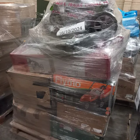 PALLET OF APPROXIMATELY 16 UNPROCESSED RAW RETURN HOUSEHOLD AND ELECTRICAL GOODS TO INCLUDE;