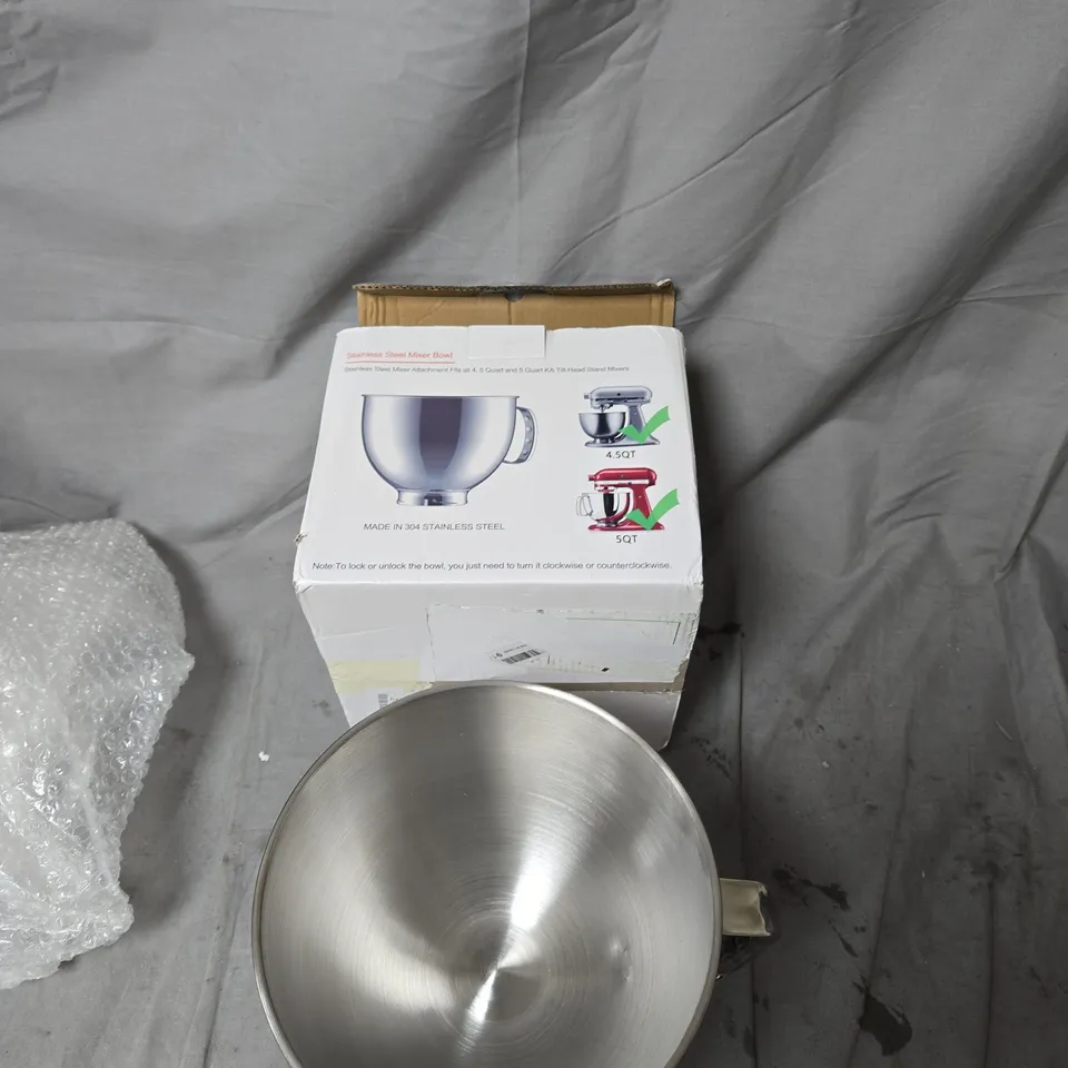 STAINLESS STEEL MIXER BOWL