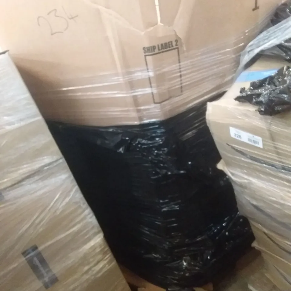PALLET OF ASSORTED ITEMS INCLUDING CYBEX GOLD ATOM M BABY CARRIER, WHITE DUCK DOWN AND FEATHER PILLOW, BABYHOME CANOPY EXTENDER, 