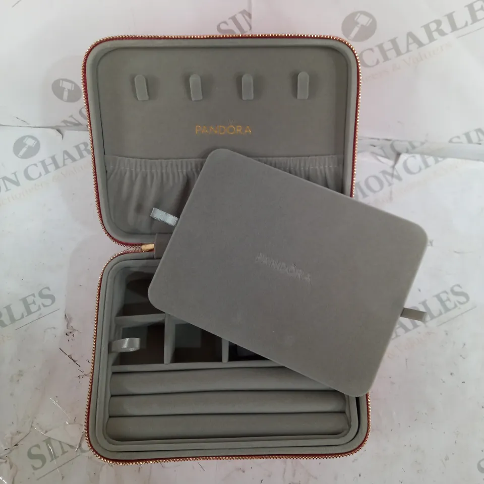 SALMON PINK PANDORA JEWELLERY BOX