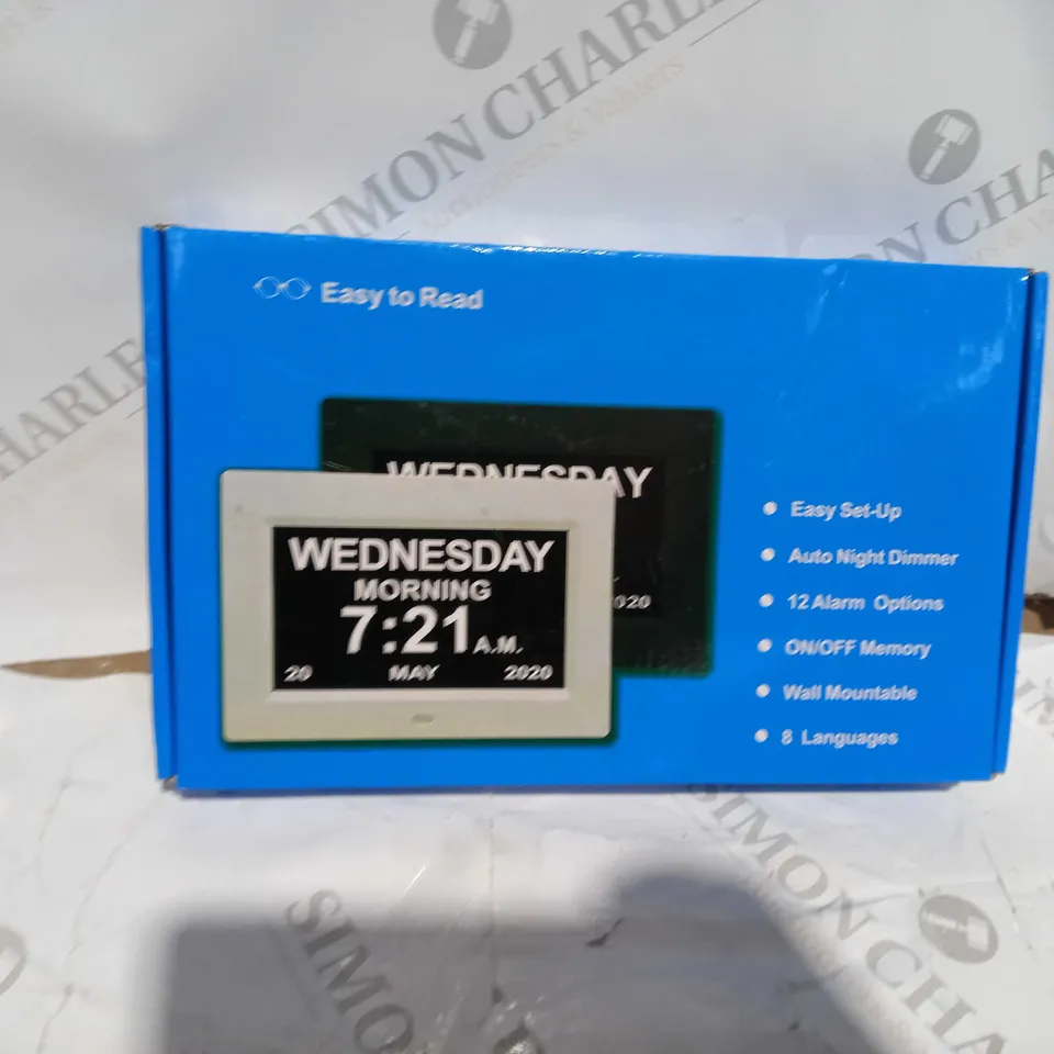 BOXED DIGITAL ALARM CLOCK