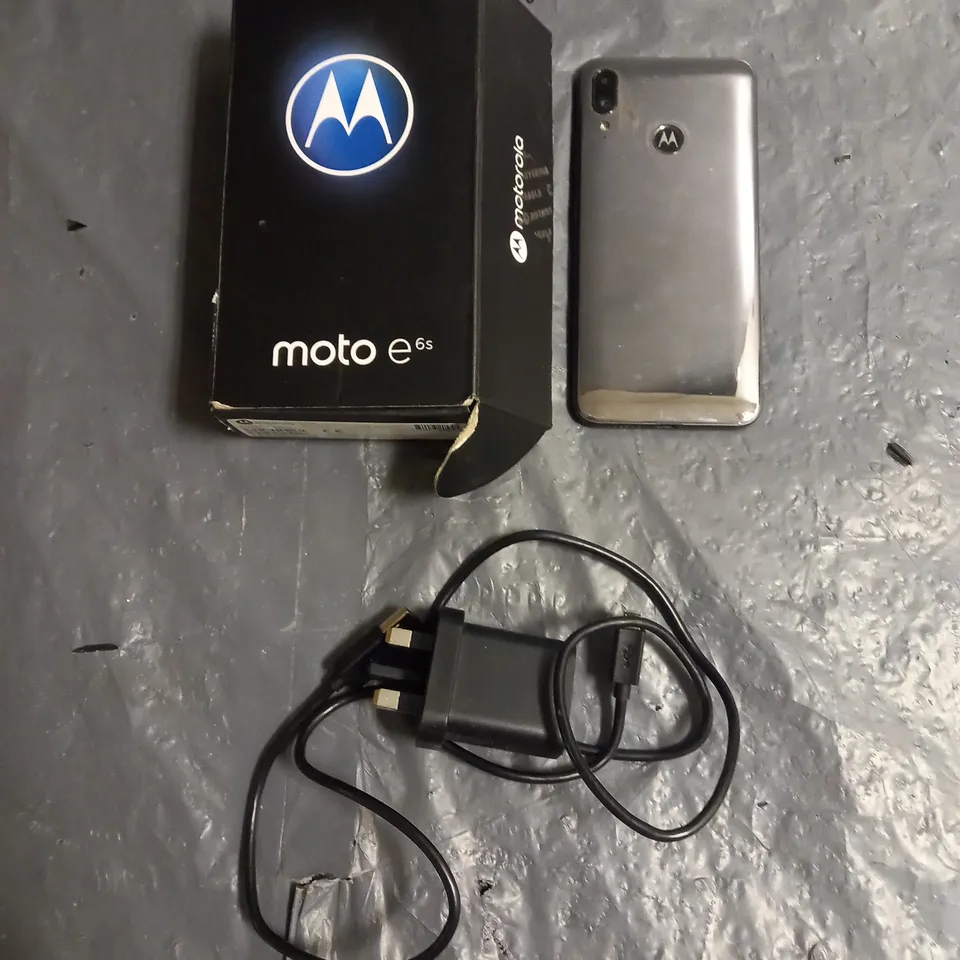 BOXED MOTO E6S SMARTPHONE IN METEOR GREY 