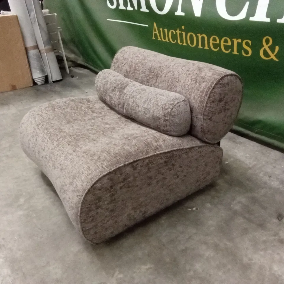 DANETTI SOFIA MOCHA FABRIC ACCENT CHAIR RRP £649