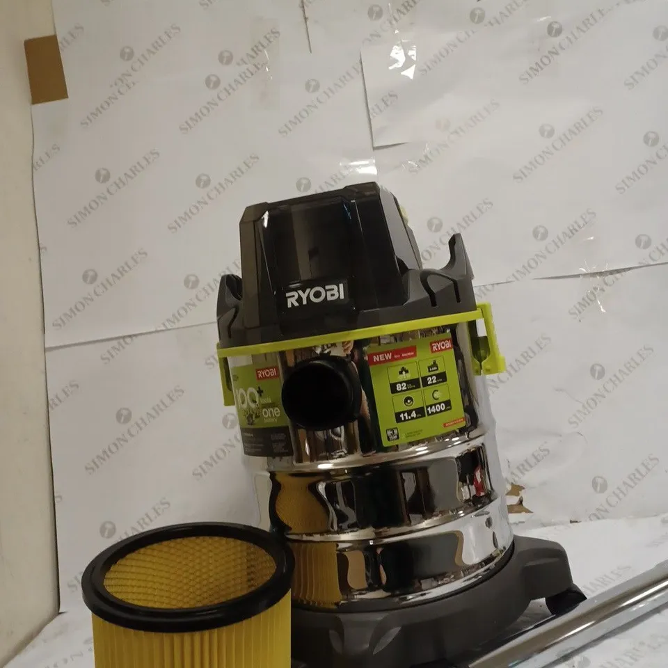 RYOBI R18WDV-0 ONE+ CORDLESS WET & DRY VAC