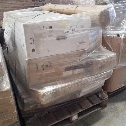 PALLET CONTAINING ASSORTED PRODUCTS INCLUDING KITCHEN SINK 1.5 BOWL, CHRISTMAS TREE & SIDEBOARD