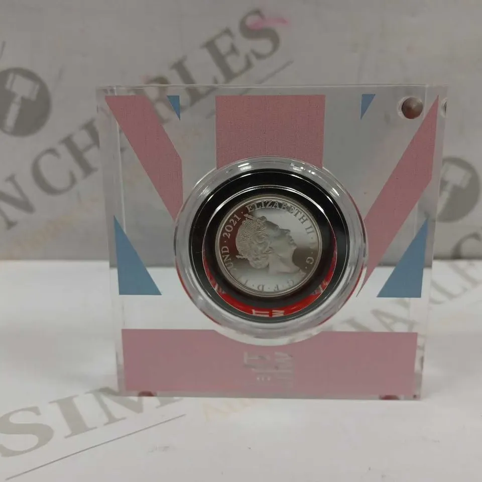 THE ROYAL MINT THE WHO 2021 UK HALF-OUNCE SILVER PROOF COIN 