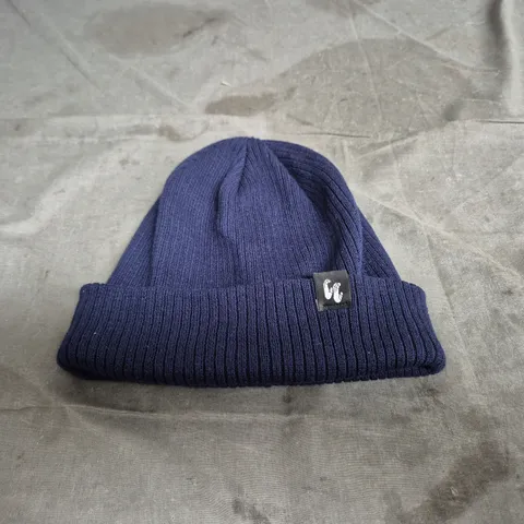 CRIMP'D CLOTHING NAVY KNIT BEANIE HAT