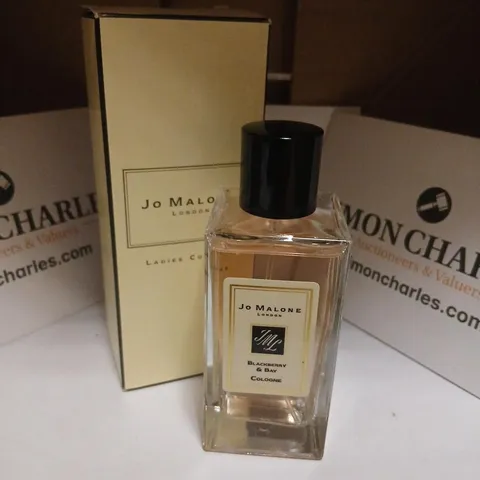 BOXED JO MALONE BLACKBERRY AND BAY COLOGNE 
