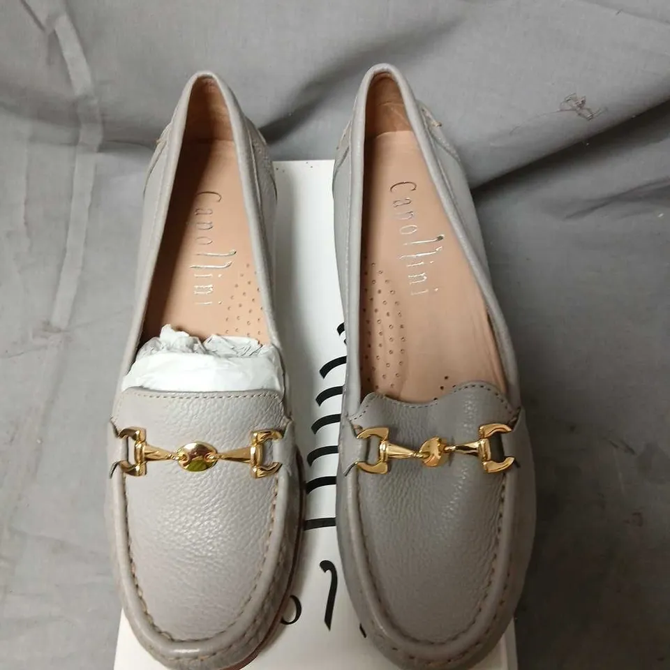 CAPOLLINI CLARA ASH LEATHER LOAFERS – UK 6 (EU 39)