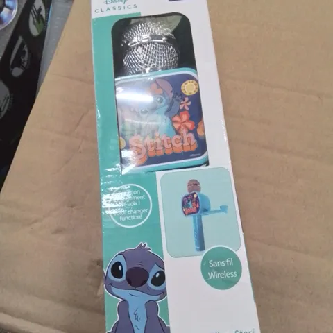 BOXED DISNEY LILO AND STITCH KARAOKE MICRO STAR MICROPHONE 