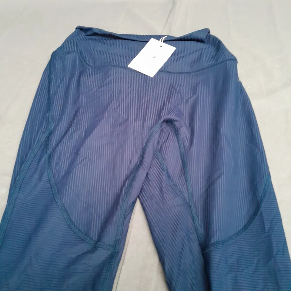 GYMSHARK RIBBED LEGGINGS MEDIUM