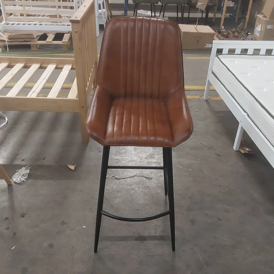 DESIGNER UPHOLSTERED BAR STOOL