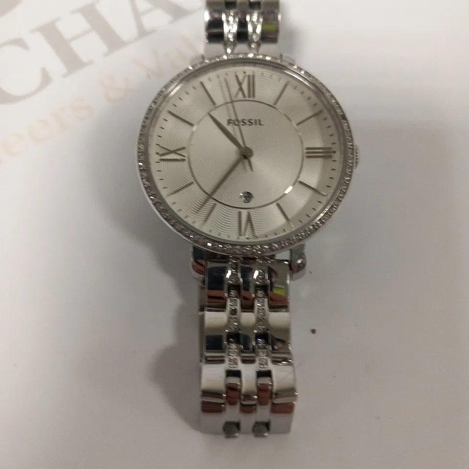 FOSSIL JACQUELINE STAINLESS STEEL WRIST WATCH