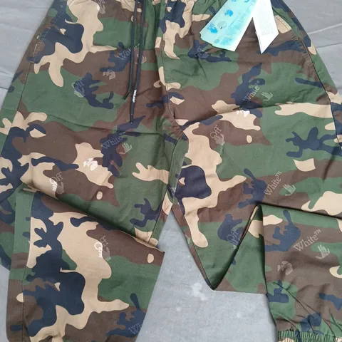 OFF WHITE CAMO TROUSERS - LG-425