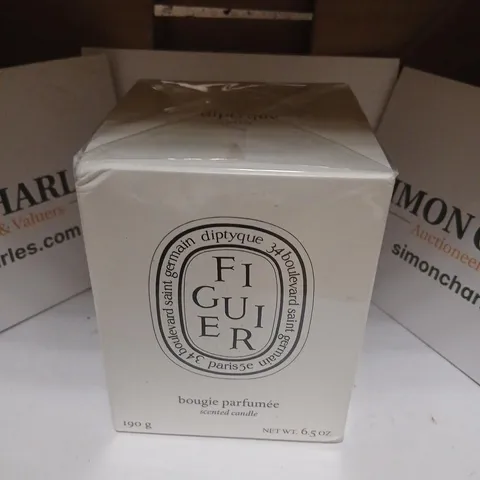 BOXED AND SEALED DIPTYQUE FIGUIRE BOUGIE PARFUMEE SCENTEDCANDLE 190G