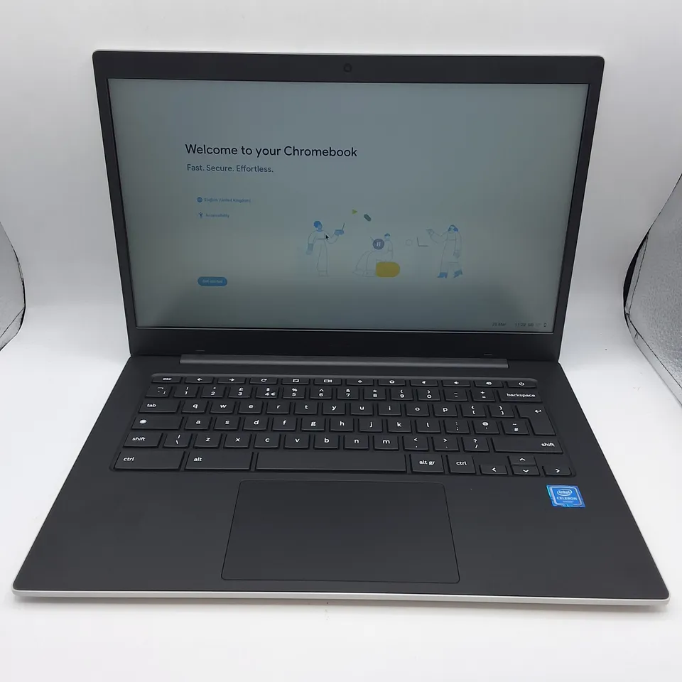 BOXED SAMSUNG GALAXY CHROMEBOOK GO INTEL CELERON LAPTOP IN SILVER - 340XDA-KA2