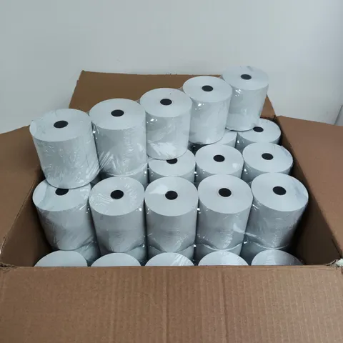 BOX OF APPROXIMATELY 60 THERMAL TILL ROLLS - 80X80