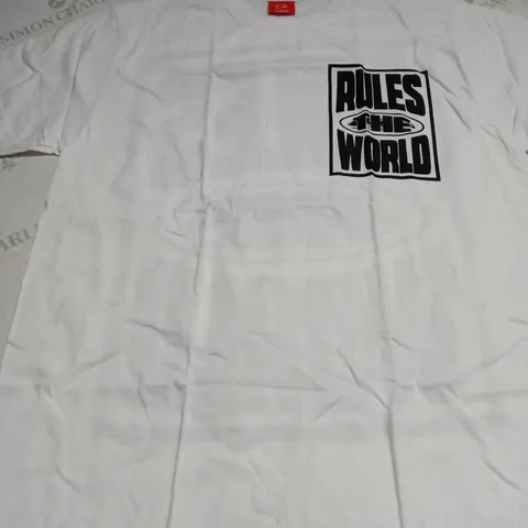 CORTEIZ RULES THE WORLD T-SHIRT SIZE M