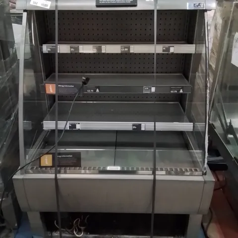 STAINLESS STEEL COMMERCIAL COLD DISPLAY FRIDGE/COUNTER 