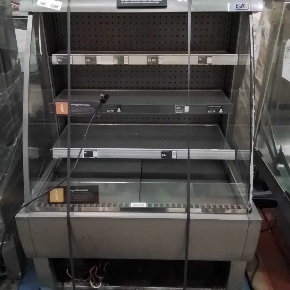 STAINLESS STEEL COMMERCIAL COLD DISPLAY FRIDGE/COUNTER 