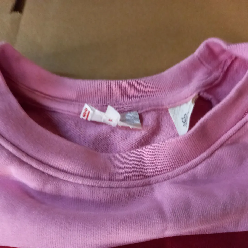 LEVIS PINK CREW JUMPER - XS