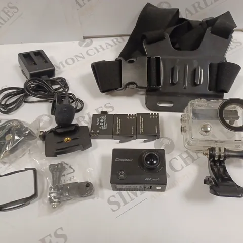 CROSSTOUR ACTION CAMERA CT8500 WITH ACCESSORIES