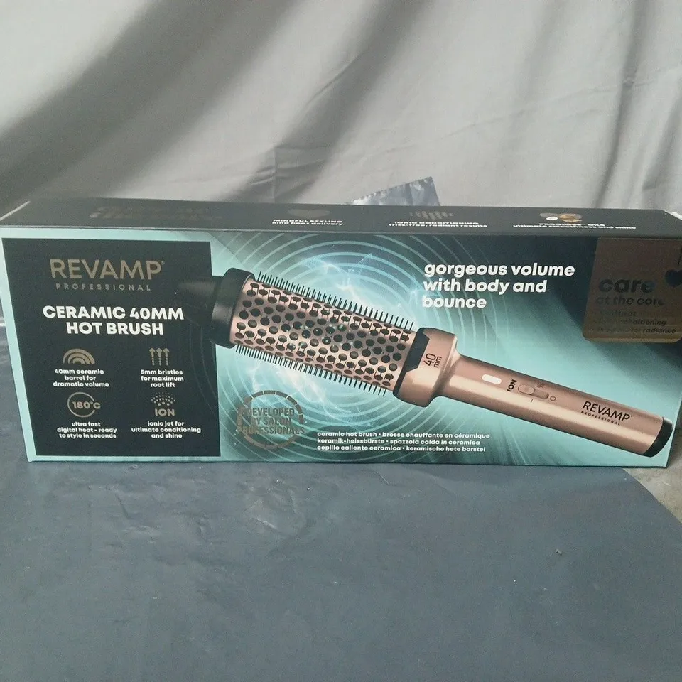 REVAMP CERAMIC 40MM HOT BRUSH BOXED