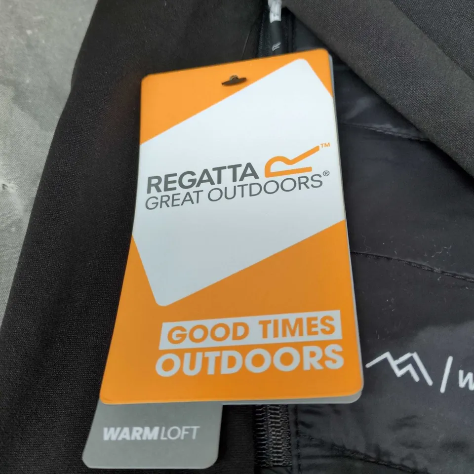 REGATTA GREAT OUTDOORS HYBRID PERFORMANCE JACKET – BLACK, UK L