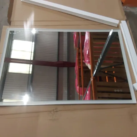 BOXED LARGE LED BATHROOM MIRROR