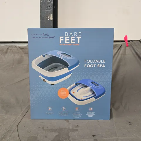 BOXED BARE FEET BY MARGARET DABBS FOLDABLE FOOT SPA
