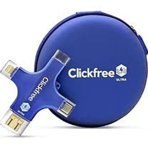 CLICK FREE ULTRA UNIVERSAL PHOTO AND VIDEO BACK UP DEVICE