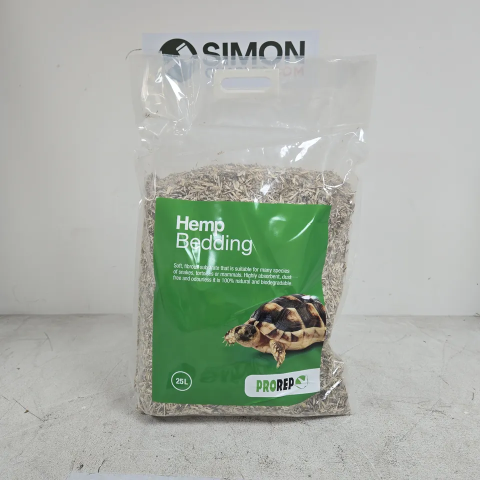PROREP HEMP BEDDING FOR SNAKES/TORTOISES/MAMMALS ETC 25L
