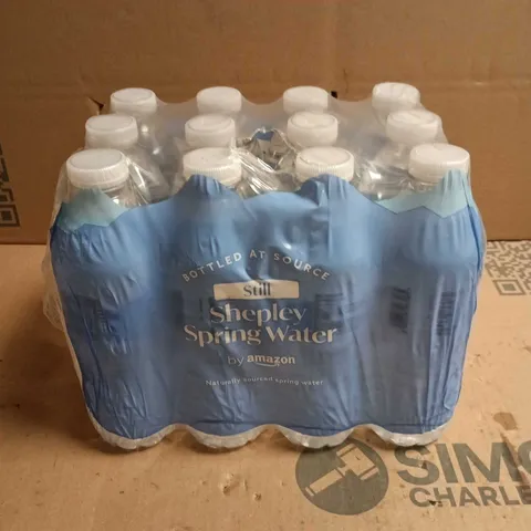 12 X SHEPLEY SPRING WATER BOTTLES - 500ML 