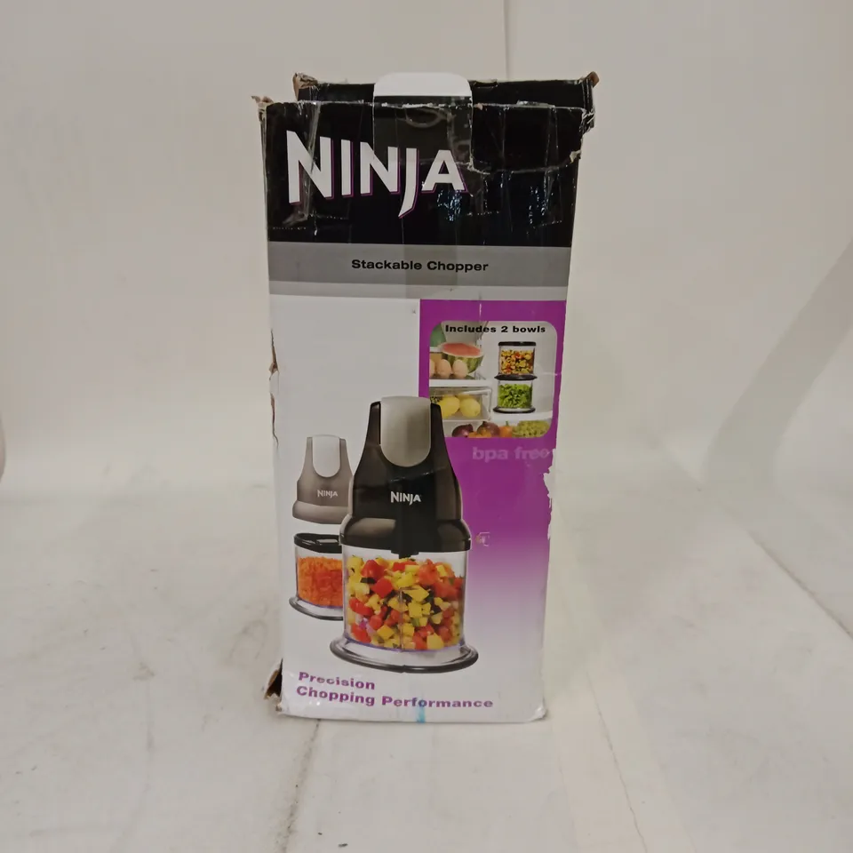 NINJA NJ1002UKBK 30 STACKABLE CHOPPER (NJ1002UKBK) - BOXED