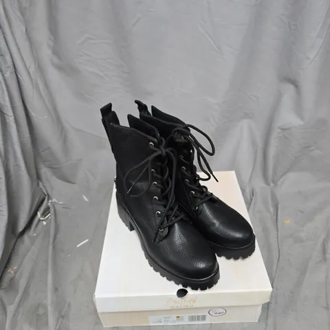 BLOWFISH MALIBU LEITH BOOTS β BLACK TUMBLEWEED, UK 6 (EU 39)