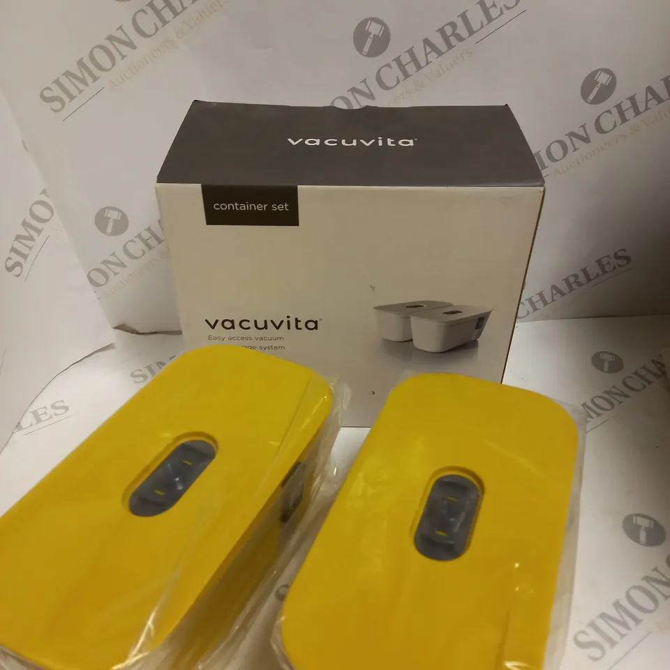 BOXED VACUVITA EASY ACCESS VACUUM FOOD STORAGE SYSTEM	