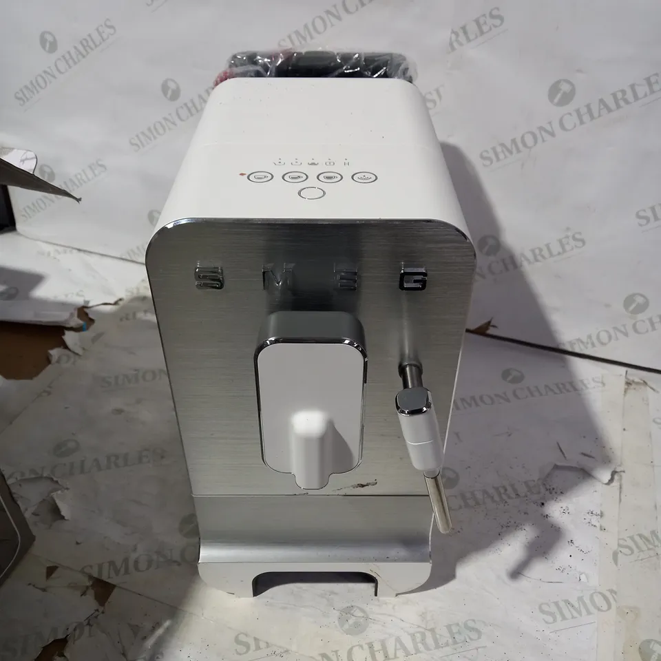 BOXED SMEG BCC02WHMUK ESPRESSO WHITE COFFEE MACHINE