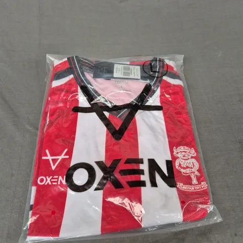 BAGGED LINCOLN CITY FC HOME JERSEY SIZE L