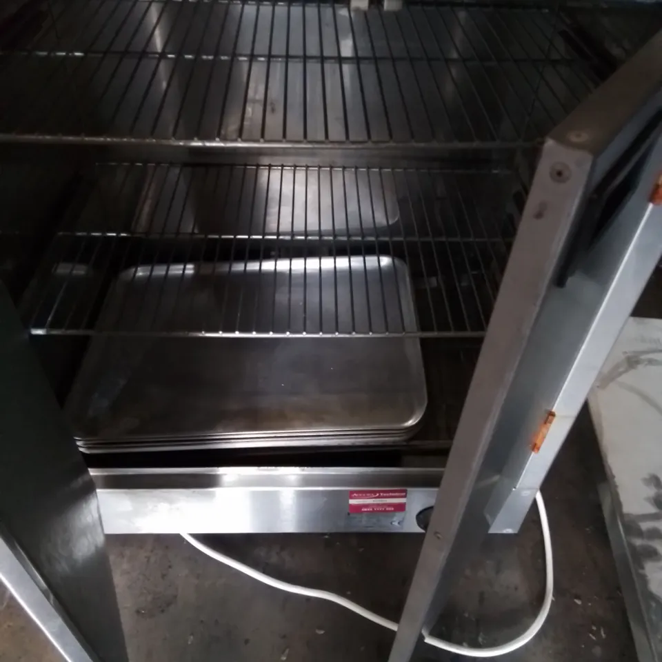 COMMERCIAL SMALL DOUBLE DOOR HOT CUPBOARD