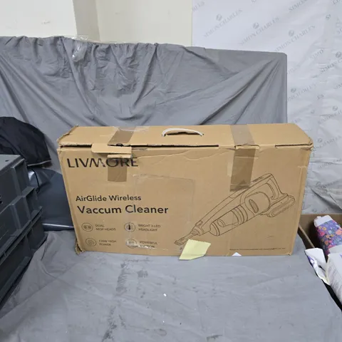 LIVMORE AIRGLIDE WIRELESS VACUUM CLEANER – BOXED