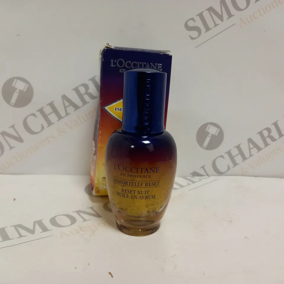 BOXED L'OCCITANE OVERNIGHT RESET OIL-IN-SERUM 30ML 